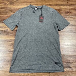 RBX Active Lifestyle Top Performance Gray Short Sleeve Shirt Mens Small NEW $55